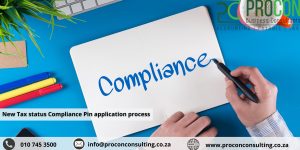 New Tax status Compliance Pin application process